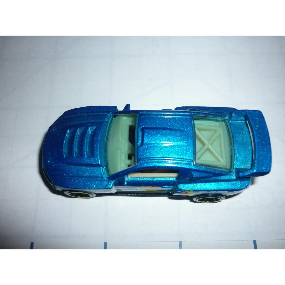 Hot Wheels 2011 Custom Ford Mustang Blue‎ Race Car Diecast Toy 1/64